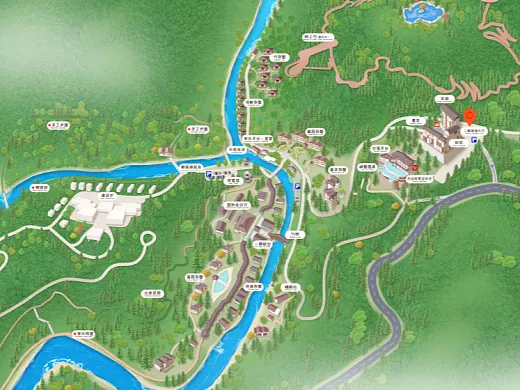 洪湖结合景区手绘地图智慧导览和720全景技术，可以让景区更加“动”起来，为游客提供更加身临其境的导览体验。